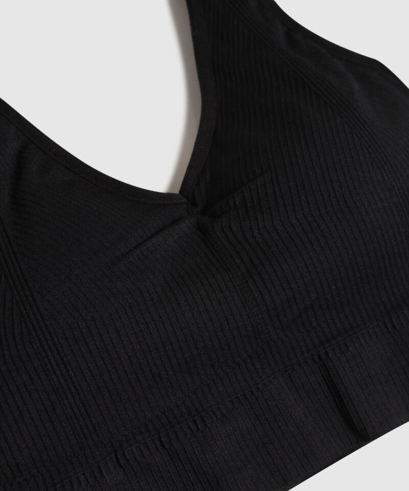 Top Top Seamless Escote V Con Tiras Ajustables