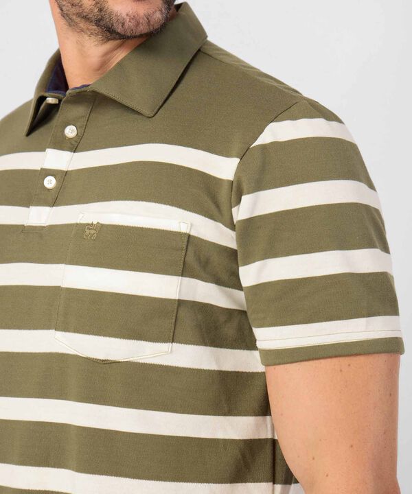 Polo A Rayas Con Bolsillo  image number null