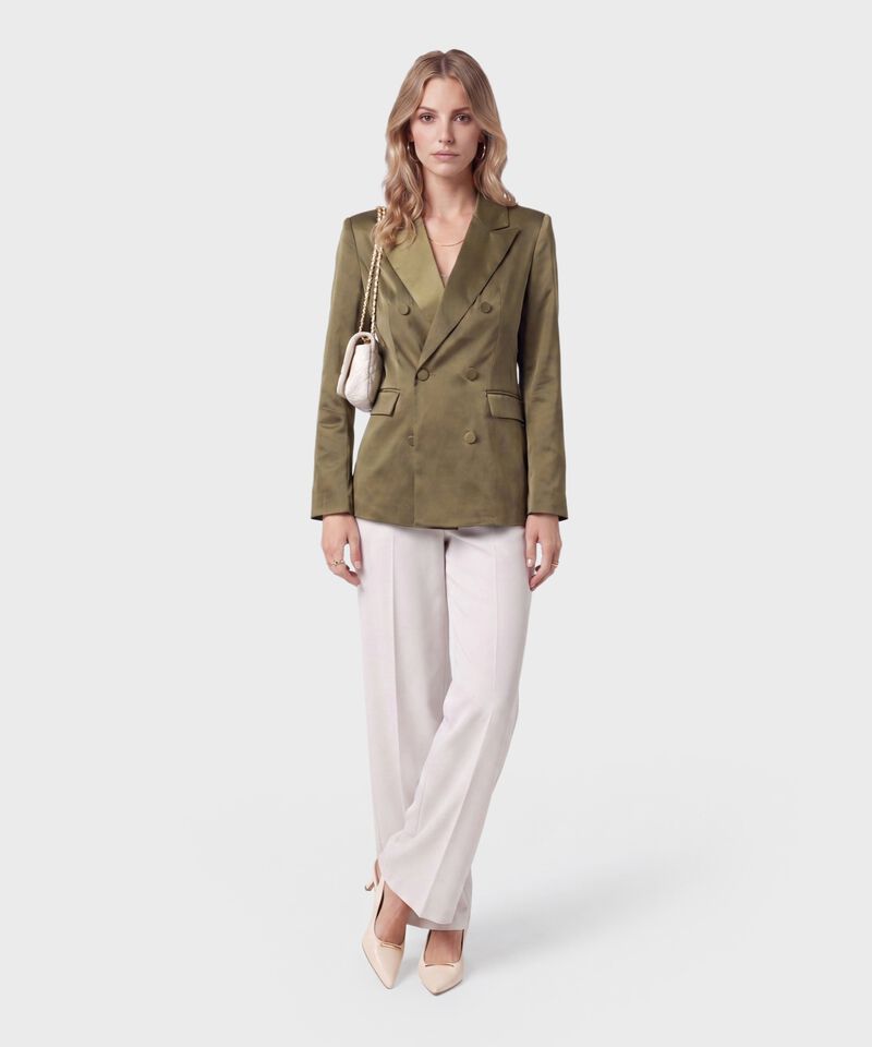 Blazer Cruzado Con Solapa Cl&aacute;sica