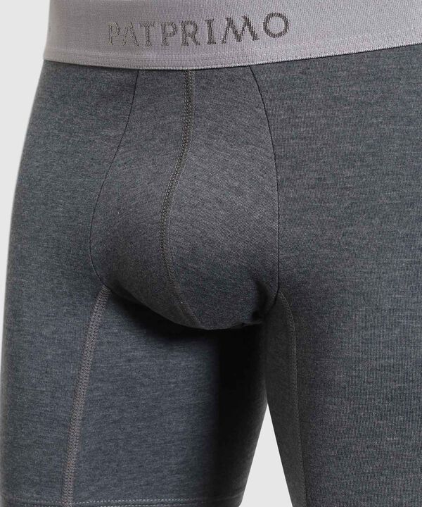 B&oacute;xer Medio En Tono S&oacute;lido Para Hombre image number null