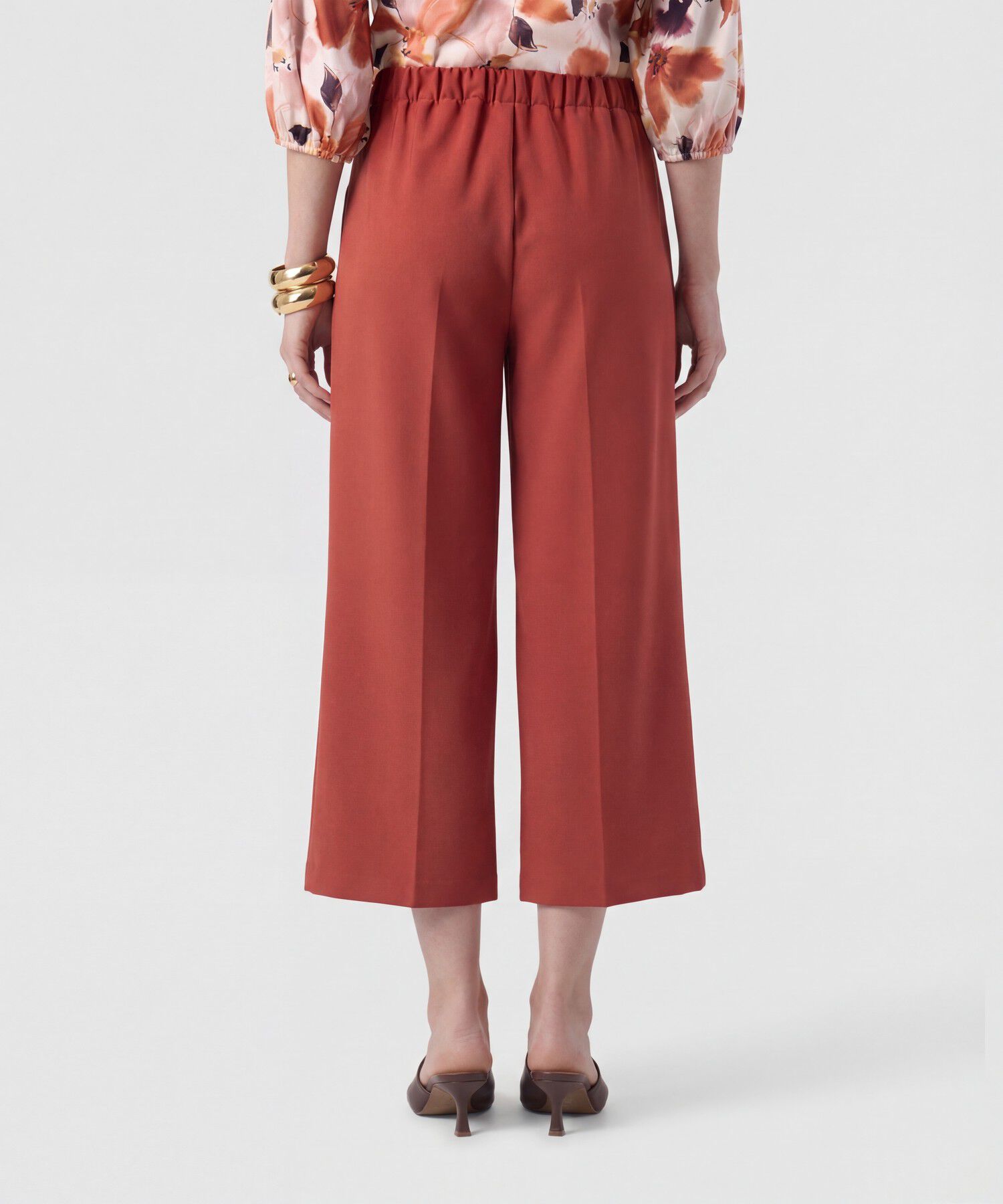 Pantal&oacute;n Culotte De Tiro Alto Para Mujer