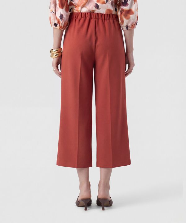 Pantal&oacute;n Culotte De Tiro Alto Para Mujer