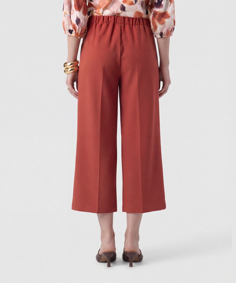 Pantal&oacute;n Culotte De Tiro Alto Para Mujer