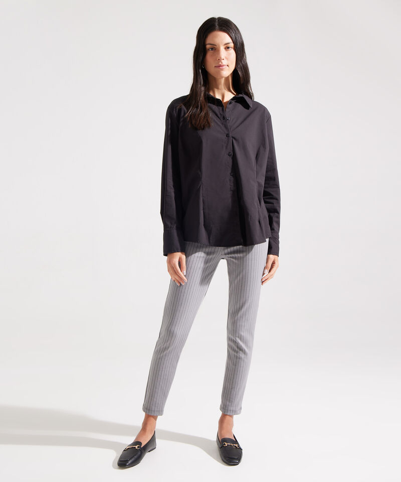 Leggins a Rayas con Bolsillos Falsos