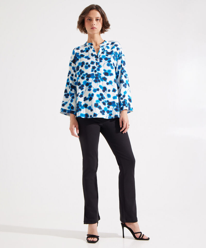 Blusa Manga 3/4 Estampada