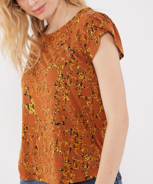 Camiseta Cuello Redondo Estampada image number null