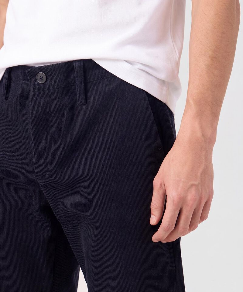 Pantalon Unicolor En Pana