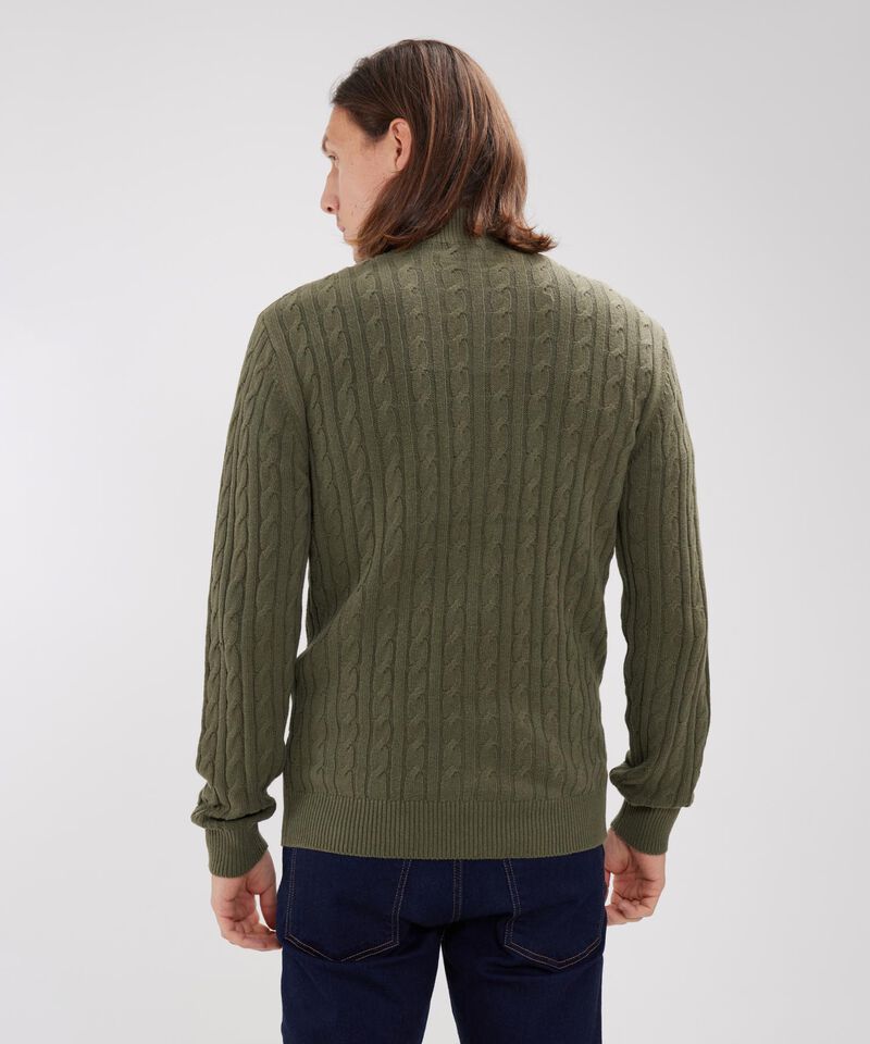 Saco Cuello Alto Con Cremallera