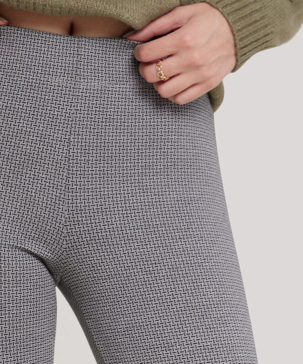 Legging Estampado Con Pretina Ancha image number null
