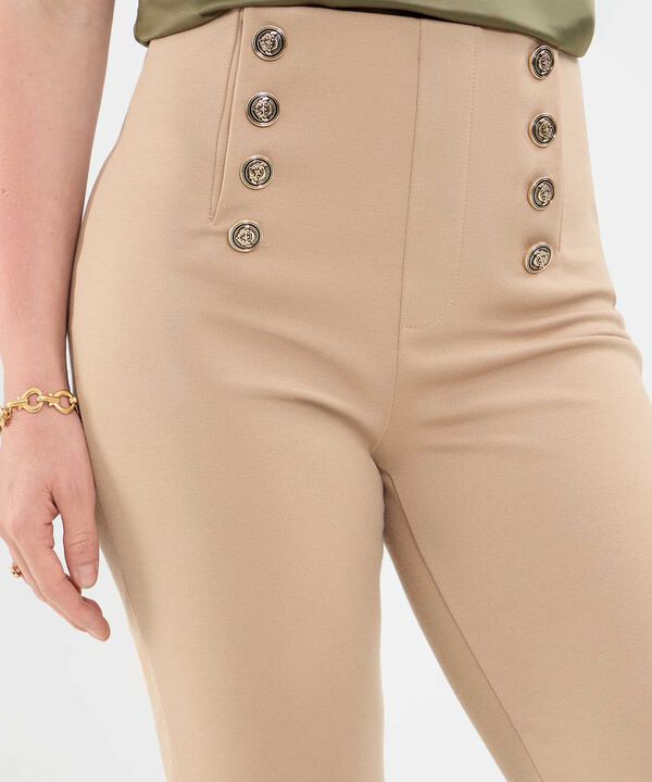 Leggins con botones en frente para mujer image number null
