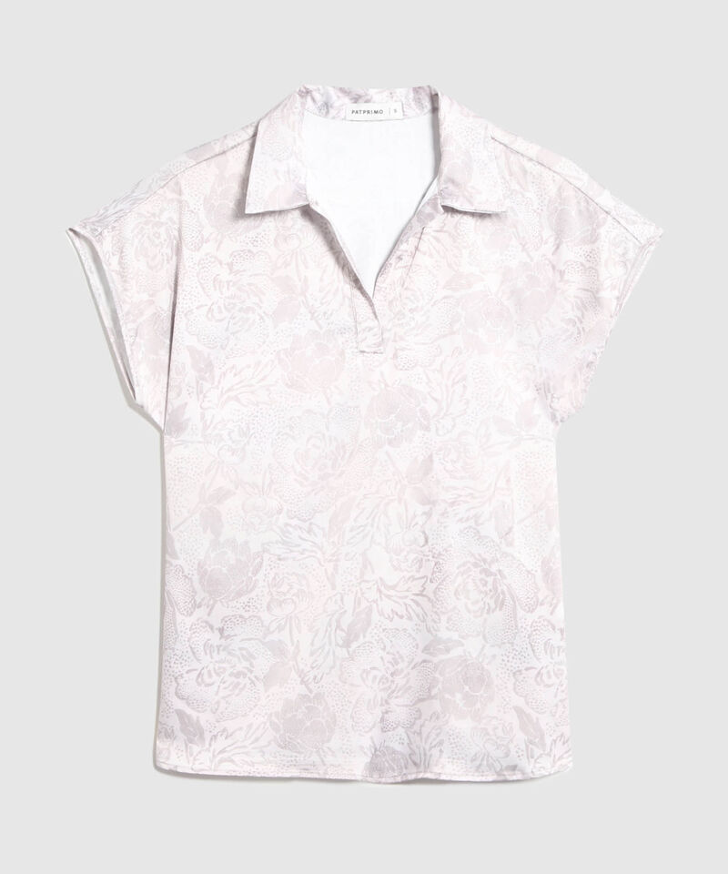 Blusa Manga Corta Estampada 