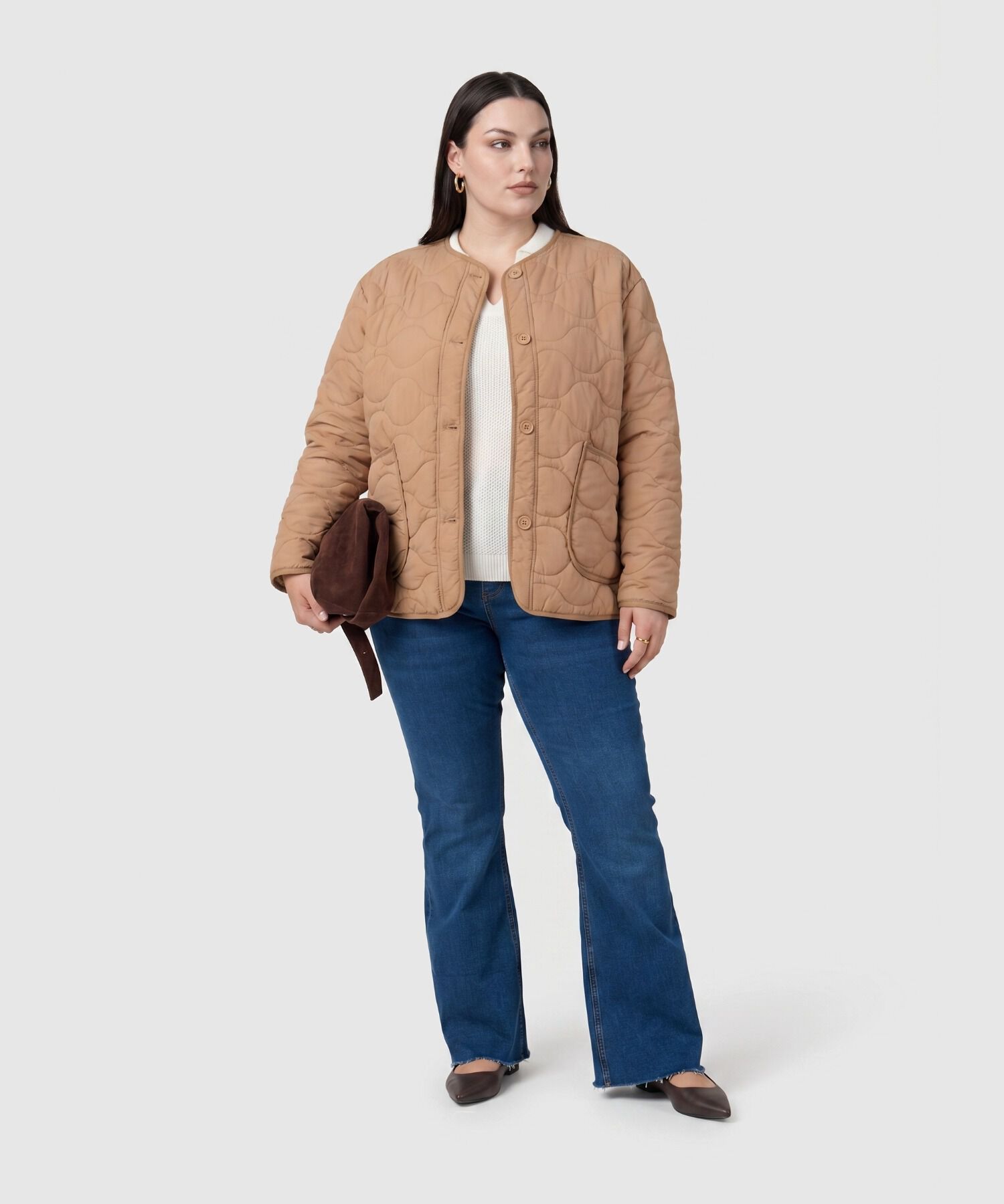 Chaqueta Acolchada Ligera Mujer Curvy