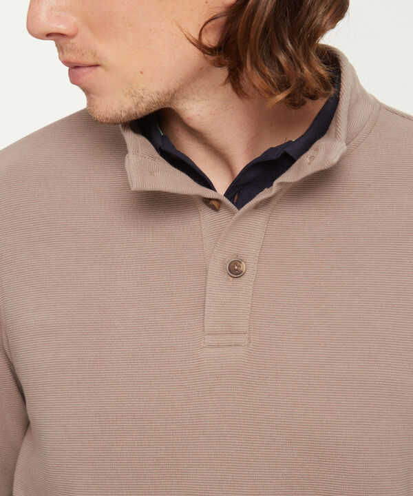 Buso Cuello Alto Media Pechera Con Botones image number null