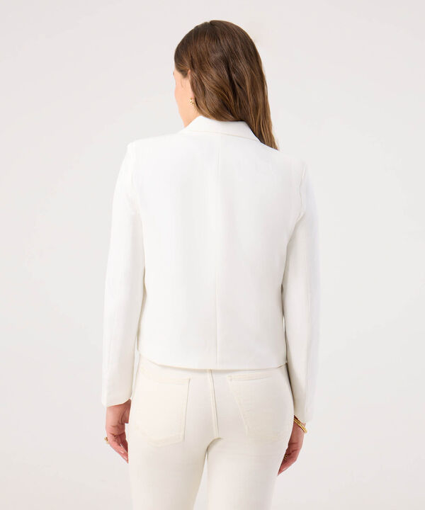 Blazer Con Diseño Cruzado 