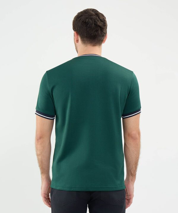 Camiseta Cuello Tejido