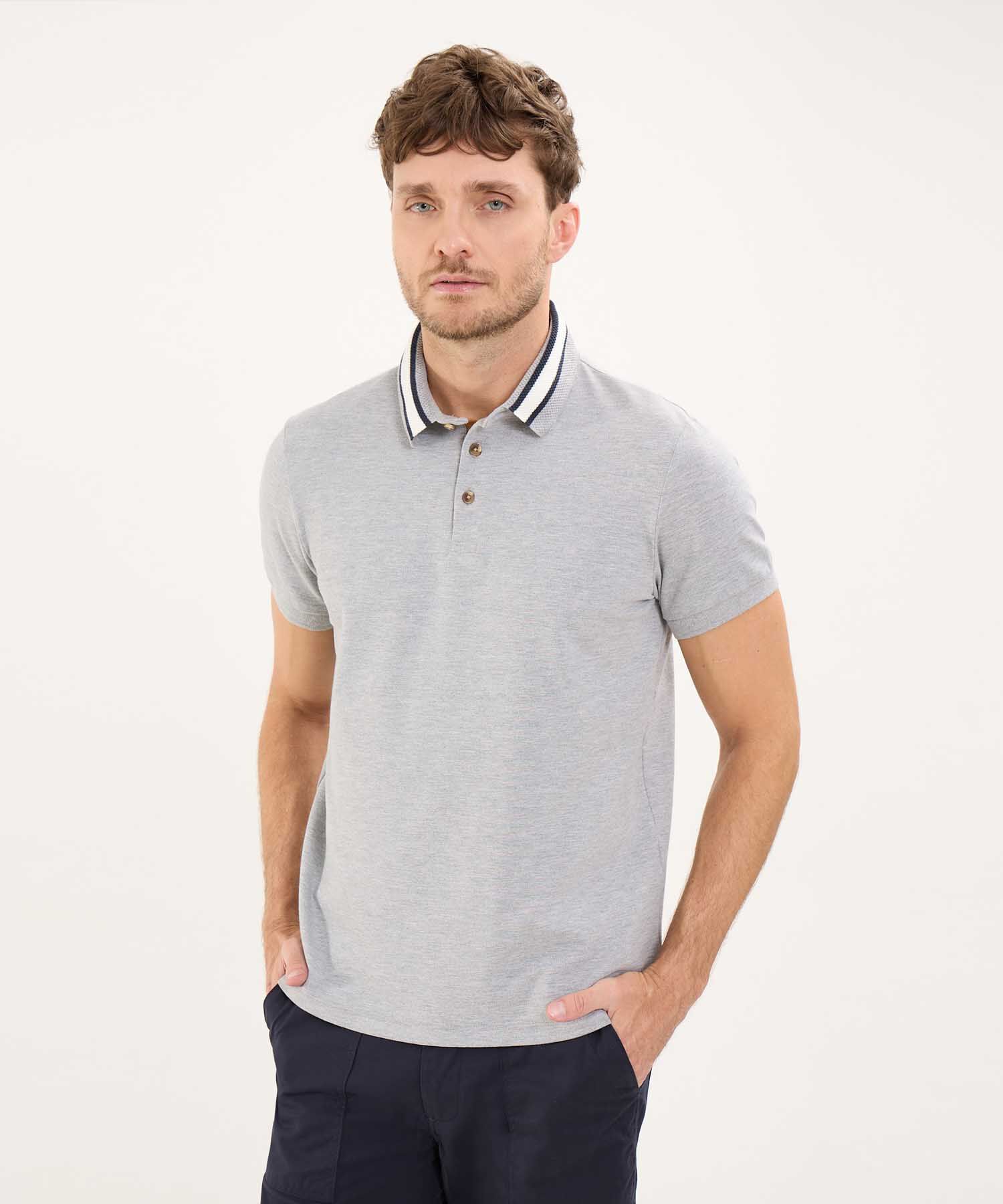 Polo Cuello Tejido