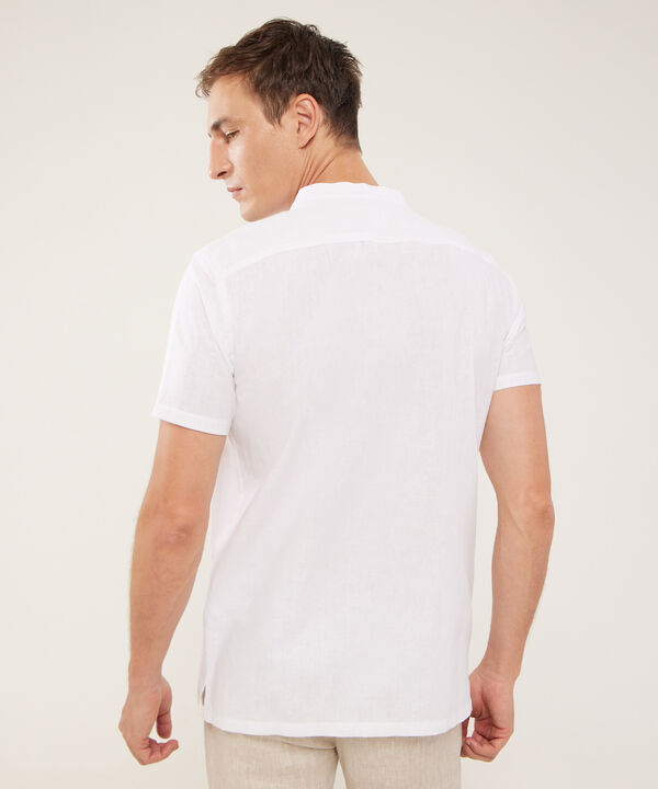 Camisa Guayabera Cuello Neru Bordada En Frente image number null