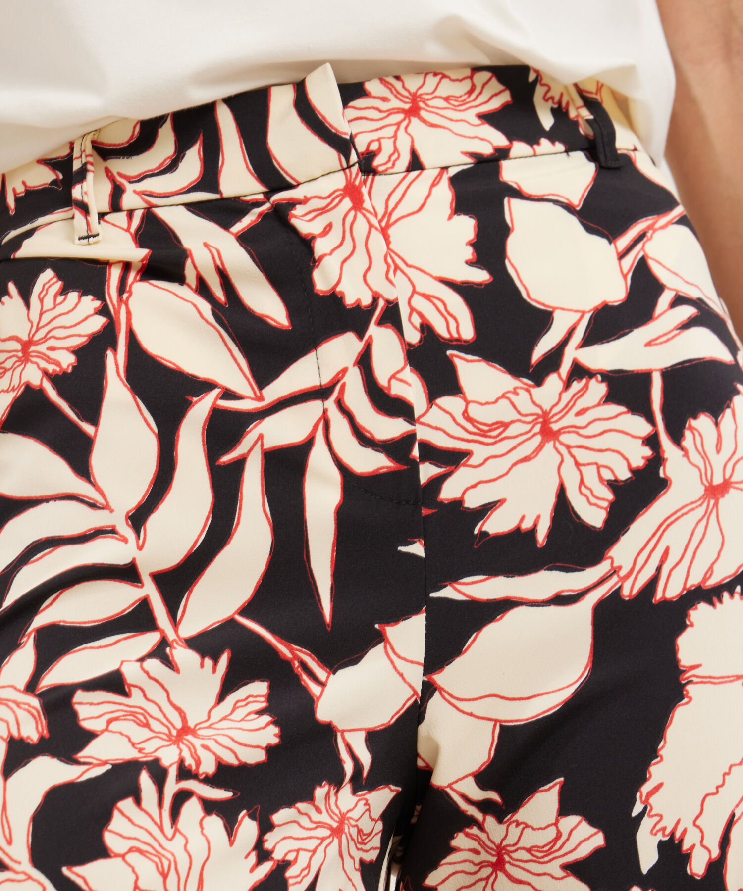 Pantalón Estampado Tipo Palazzo Con Resorte En Pretina Posterior, Serena