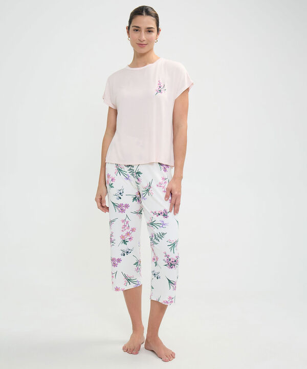 Conjunto de Pijama Estampado Floral
