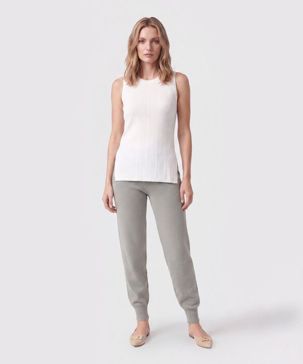 Pantal&oacute;n Jogger En Tejido De Punto Para Mujer