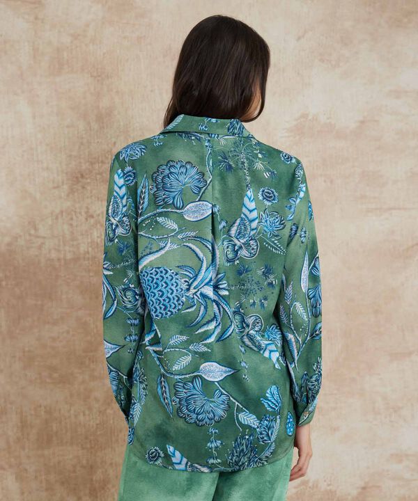 Camisa Manga Larga Estampada