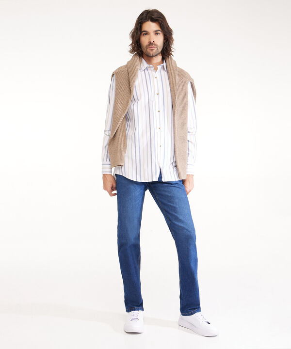 Camisa Manga Larga Preteñida image number null