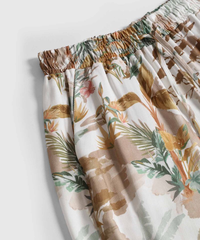 Pantal&oacute;n Fluido Estampado Para Mujer