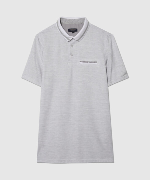 Polo Preteñida Cuello Tejido
