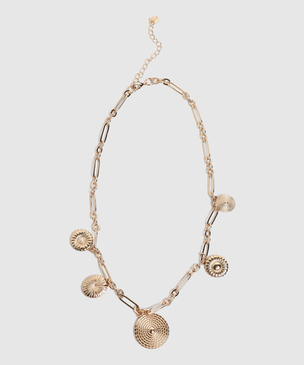 Collar De Eslabones Con Dijes Para Mujer image number null