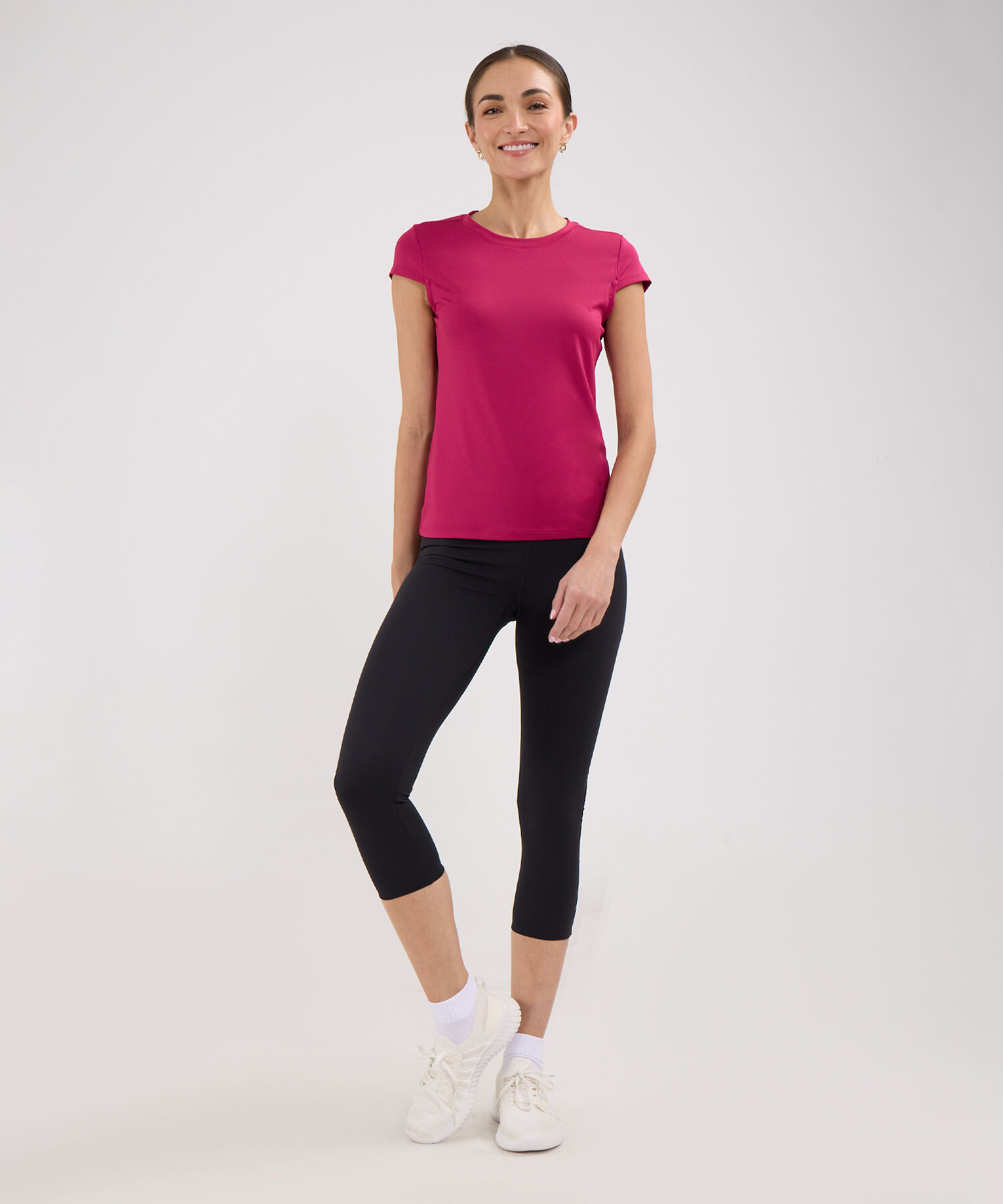 Leggings Basico Largo Skinny Long Tiro Alto Con Cortes Anatomicos Unicolor Sport Lineas Compra Online PATPRIMO