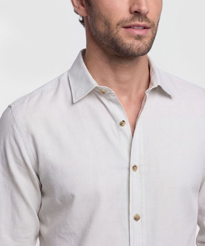 Camisa Hombre Manga Larga Recogible