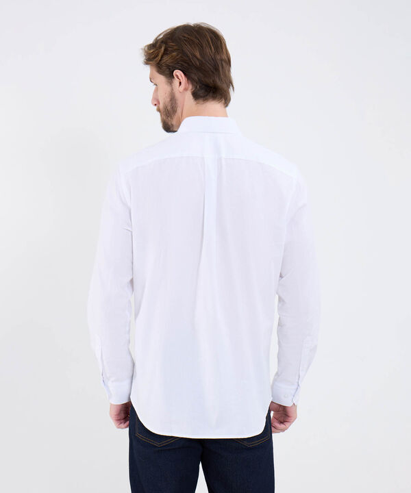 Camisa Unicolor Con Bolsillo