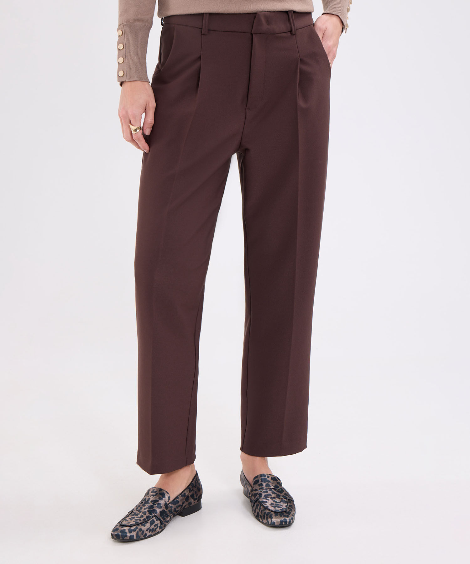Pantalon unicolor para mujer