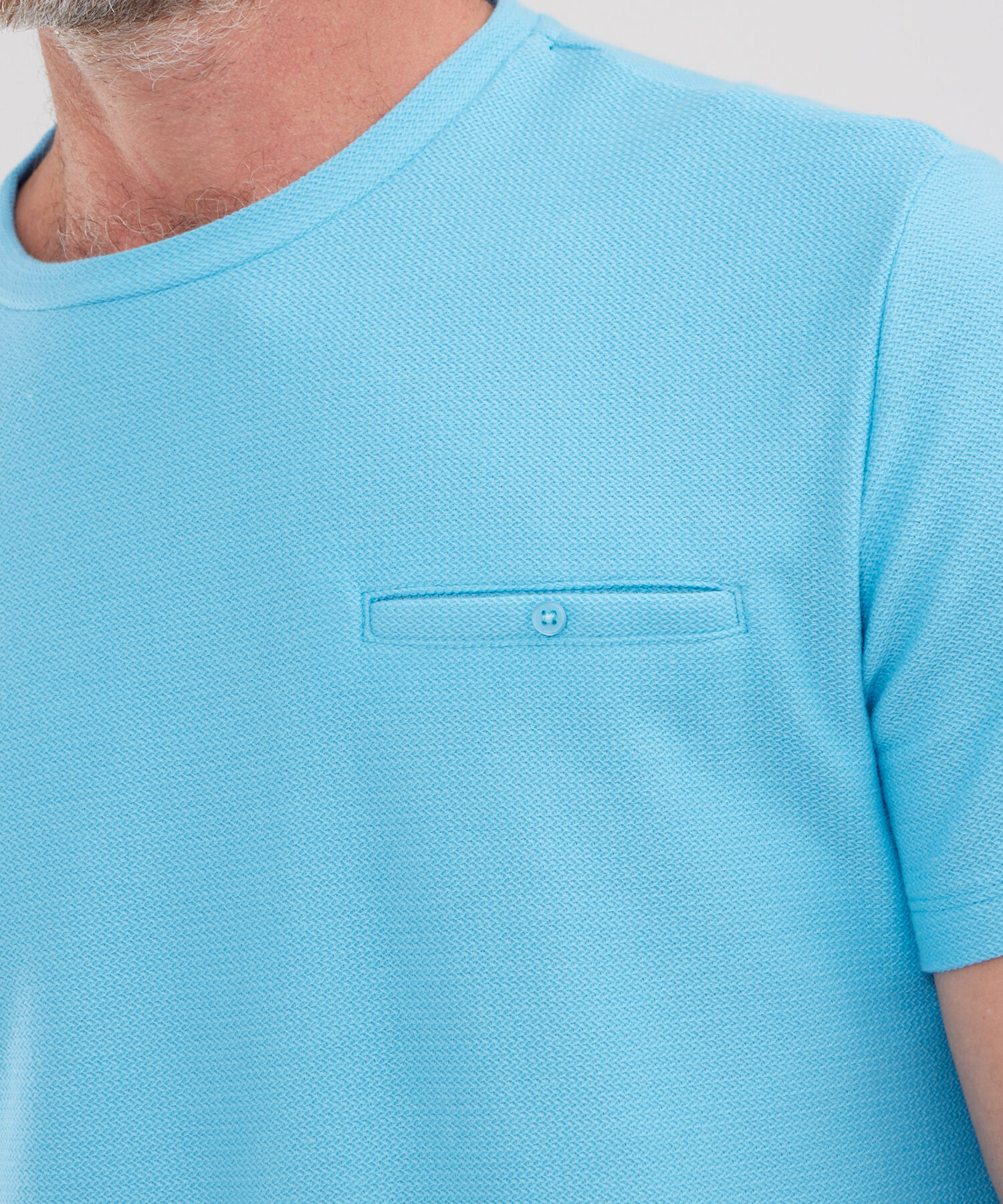 Camiseta Manga Corta Con Bolsillo