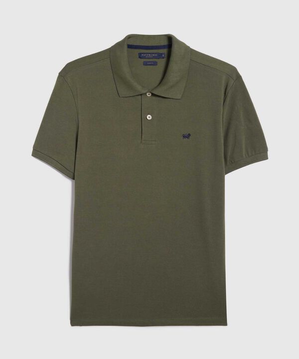 Polo Tejido Unicolor Cuello Y Puños Tejidos,Sin Bolsillo Con Hiladillo.