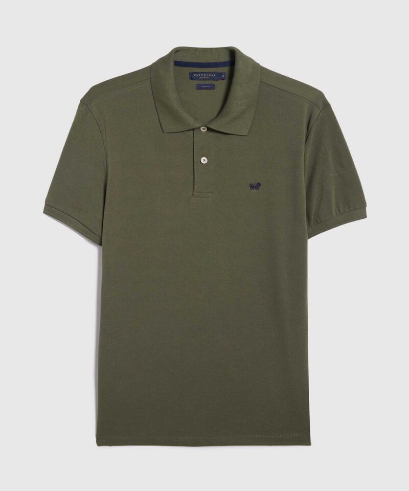 Polo Tejido Unicolor Cuello Y Puños Tejidos,Sin Bolsillo Con Hiladillo.