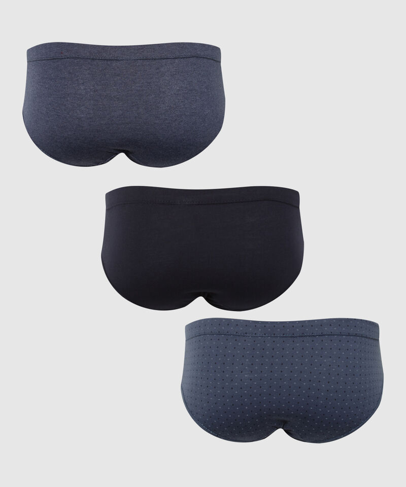 Pack X3 Pantaloncillos Cl&aacute;sico Unicolor Y Estampado, Surtido2, hi-res