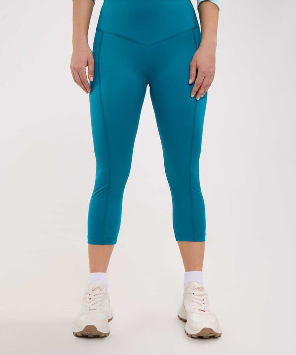 Leggings De Mujer De Diseño Deportivo Con Detalles Tejidos image number null