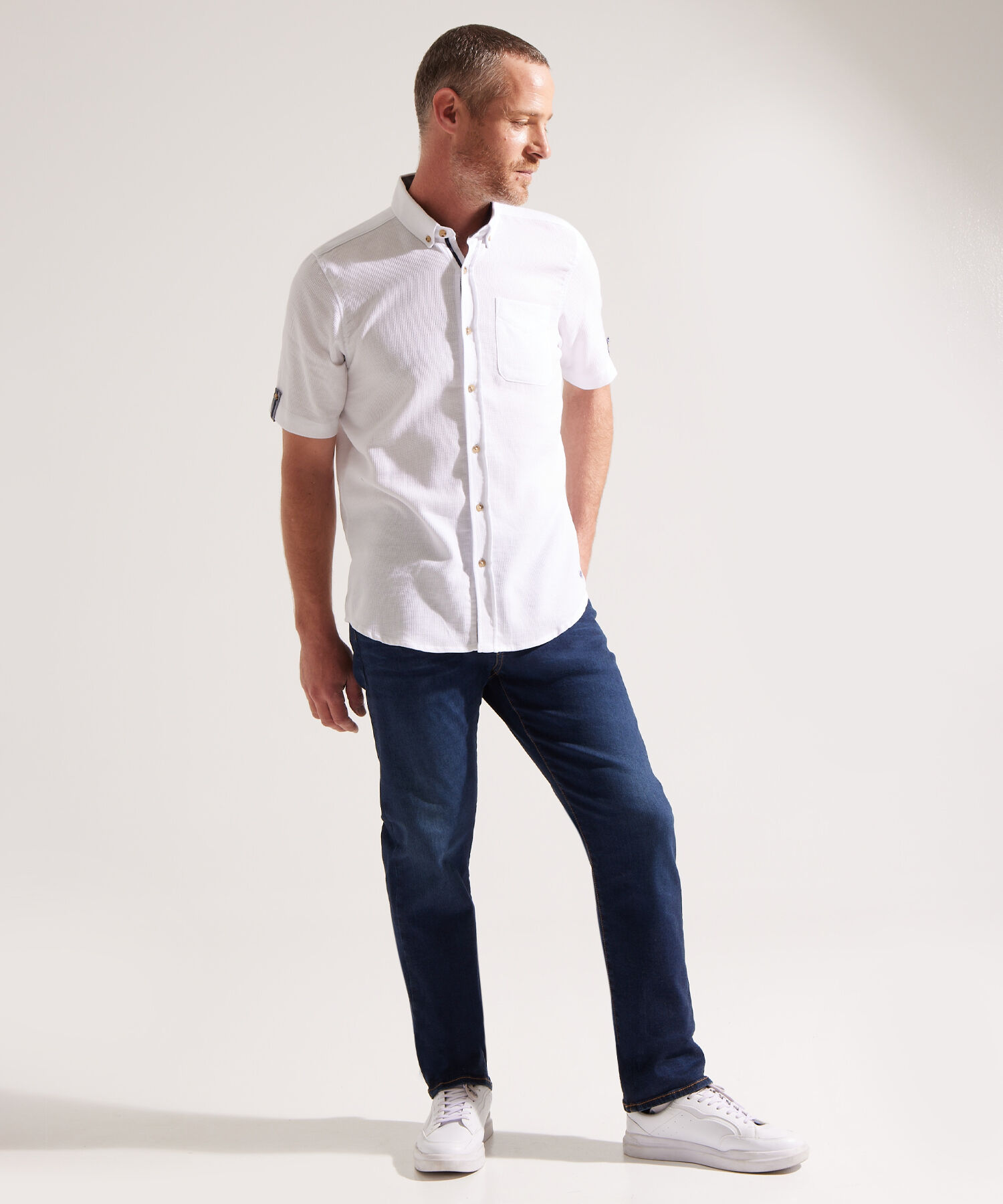Camisa Manga Corta con Bolsillo