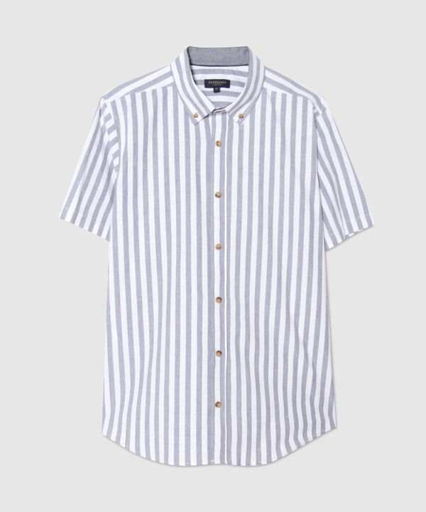 Camiseta con Estampado de Rayas