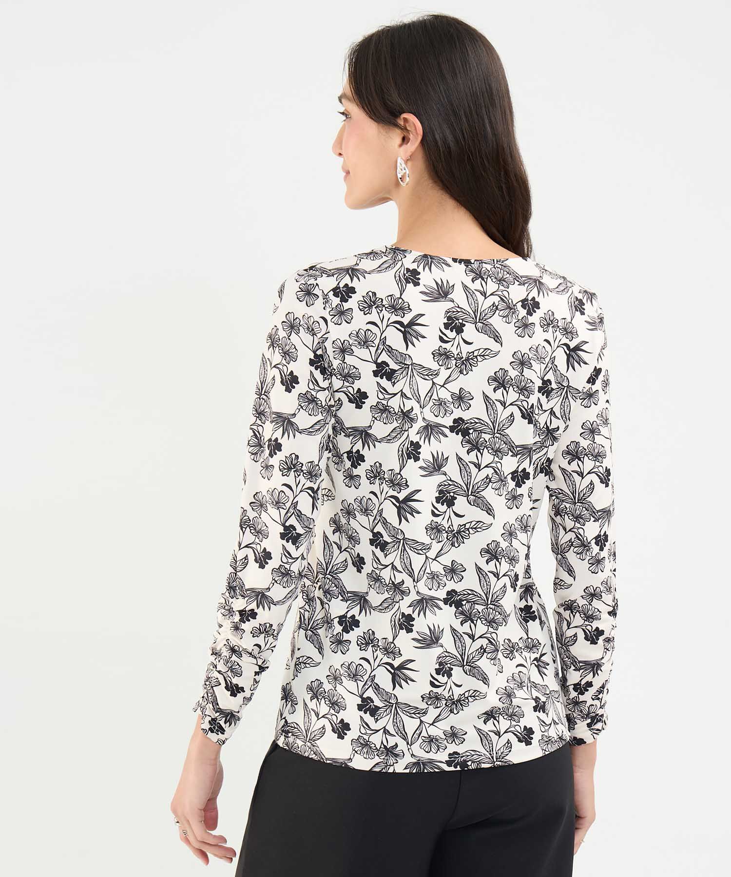Camiseta Manga Larga Estampada