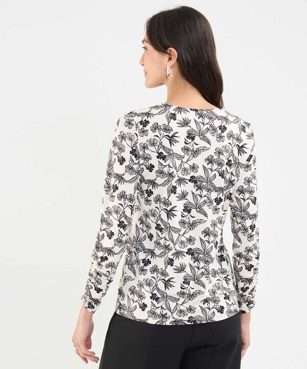 Camiseta Manga Larga Estampada