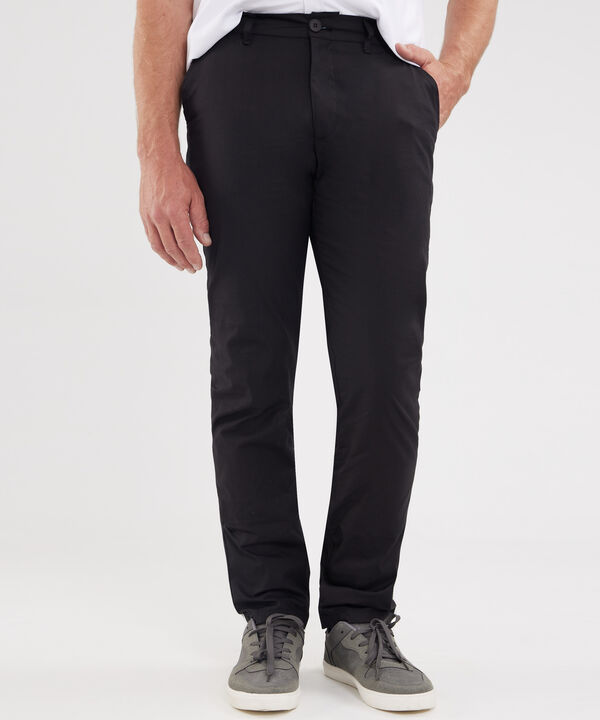 Pantalón Chino Unicolor Con Silueta Slim Fit image number null