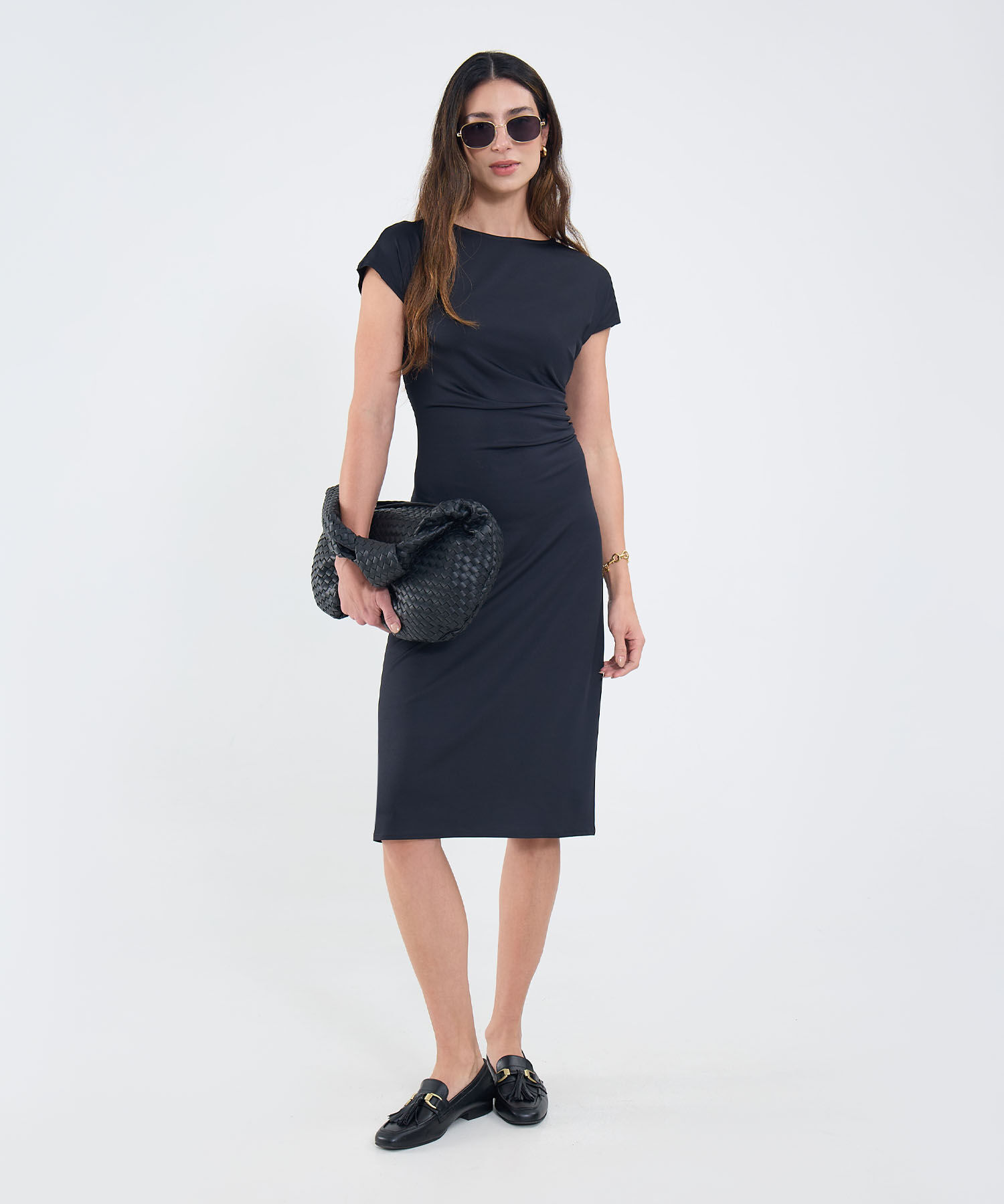Vestido Drapeado