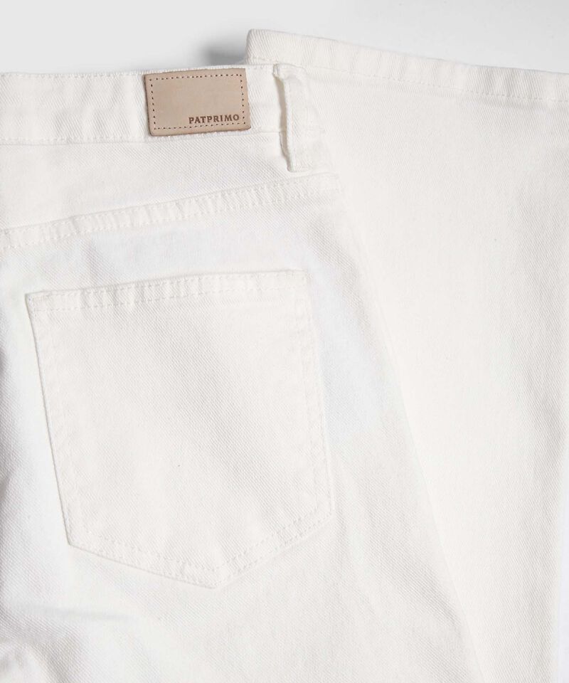 Jeans Cropped Flare Off White 