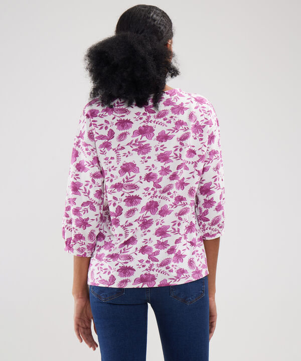 Camiseta Estampado Floral
