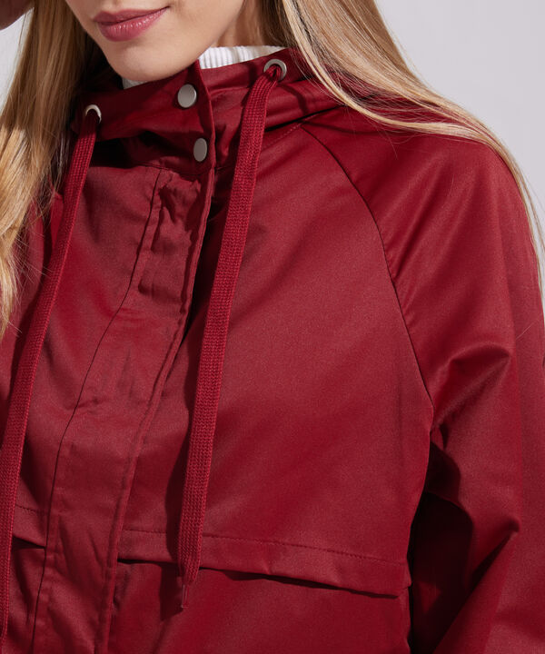 Chaqueta Tipo Parka Manga Larga Con Bolsillos De Fuelle image number null