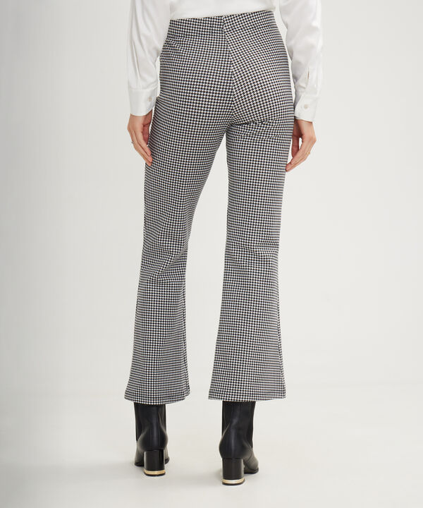 Legging Flare Estampado Tiro Alto