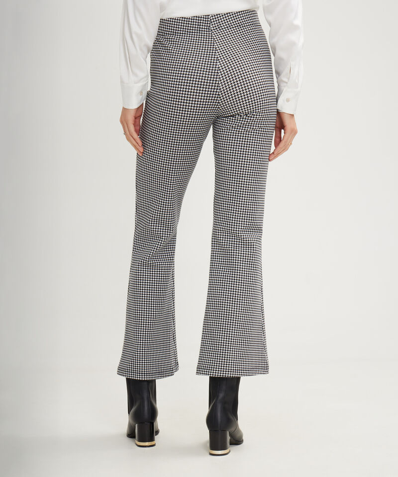 Legging Flare Estampado Tiro Alto