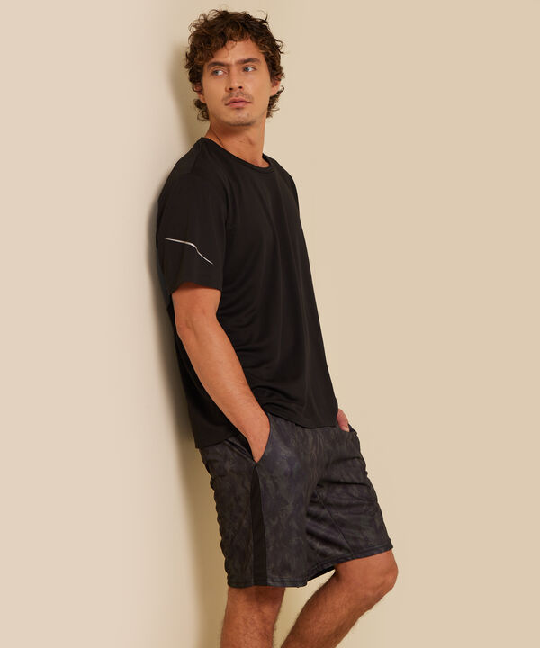 Camiseta Para Hombre De Diseño Deportivo, Cuello Redondo, Manga Corta